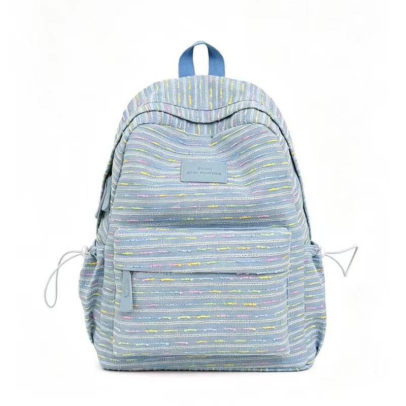 Stylish woven lightweight backpack for daily use, durable and unisex. Ideal for students & commuters.