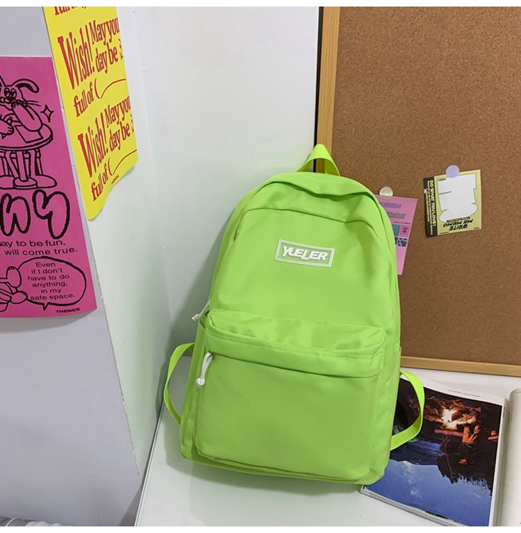 Spacious unisex travel backpack with laptop compartment, ideal for school, work, or daily commute.