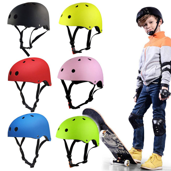 Unisex lightweight skate helmet for skateboarding, biking, & rollerblading. Protective gear for action sports.