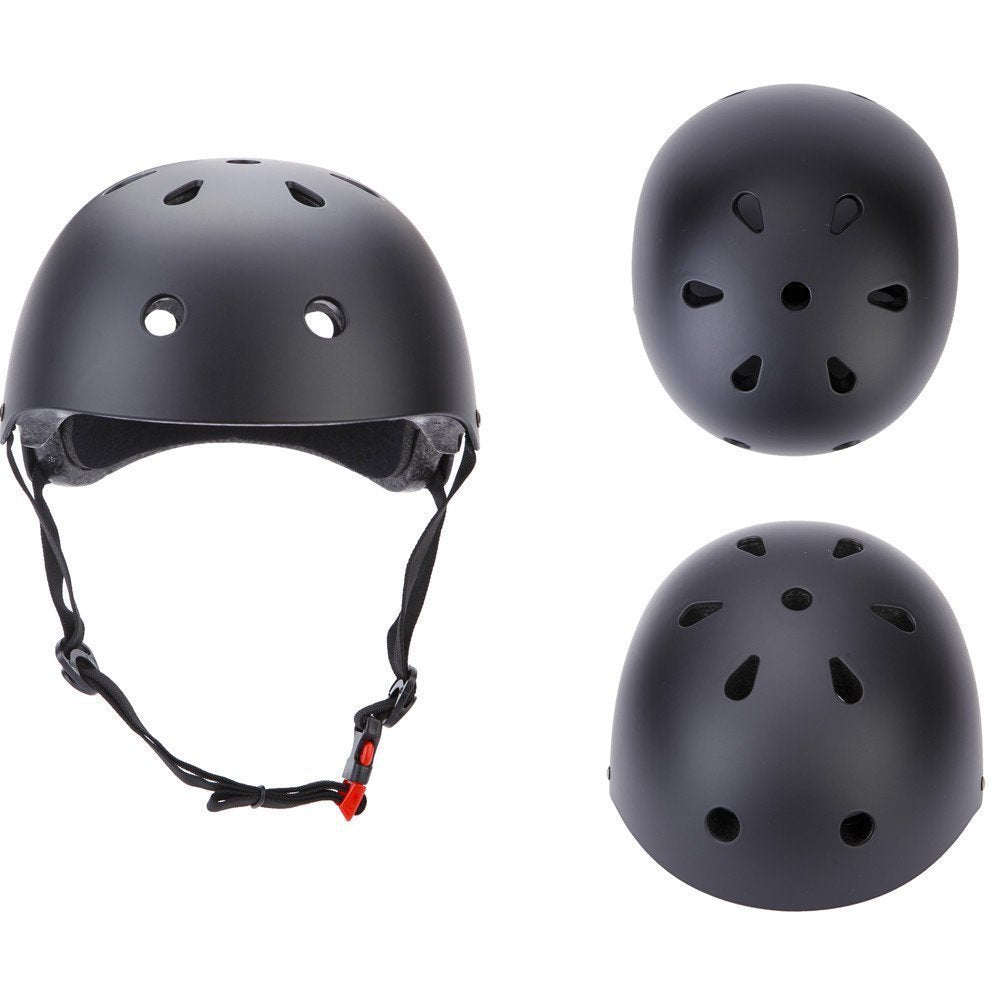 Unisex lightweight skate helmet with comfortable padding, essential protective gear for action sports.