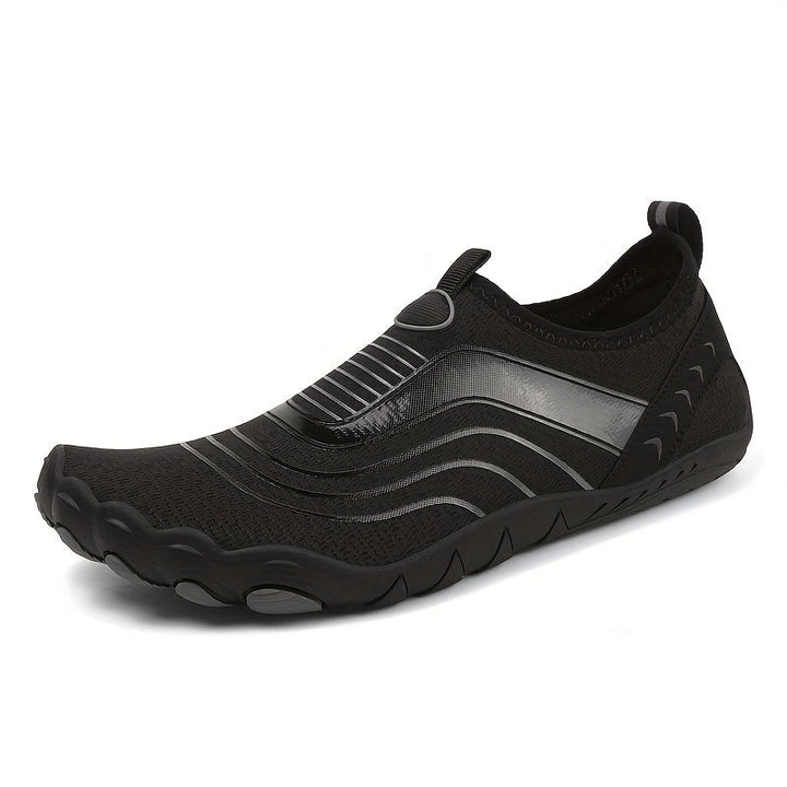 Slip-on unisex aqua socks for beach & pool. Lightweight, quick-dry swimming shoes for summer.