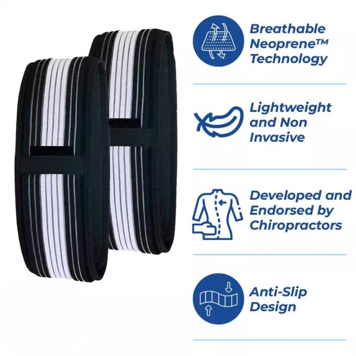 Unisex back support belt providing lumbar pain relief & posture correction for daily wear.