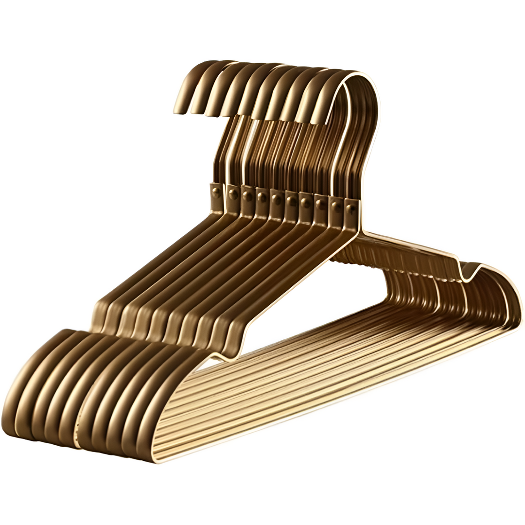Anti-slip velvet hangers for efficient closet organization, space-saving design perfect for any wardrobe.