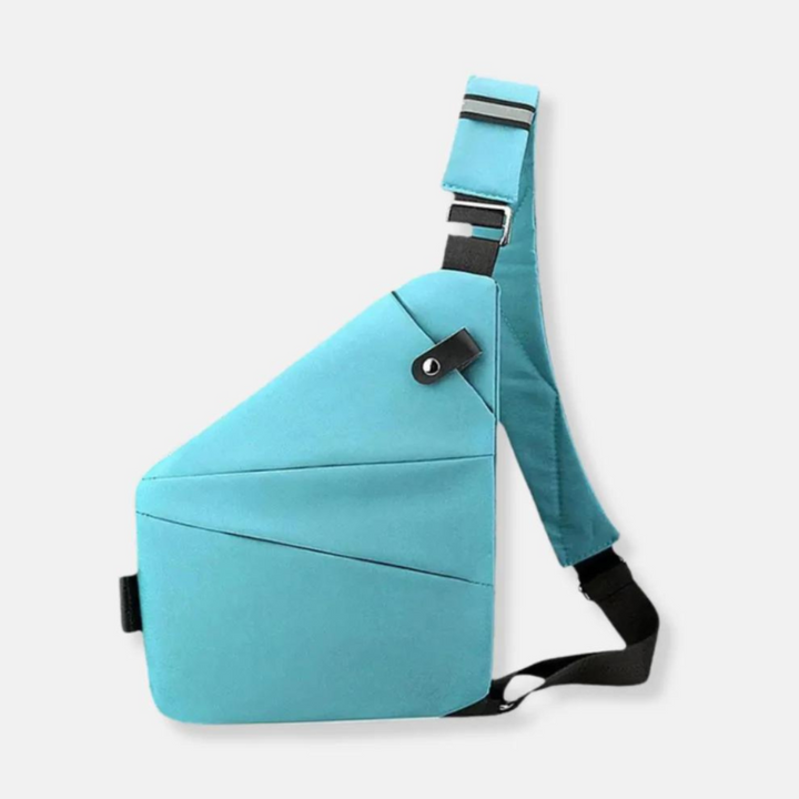 Unisex daily minimalist anti-theft sling bag. Secure, lightweight & perfect for urban adventures & essentials.