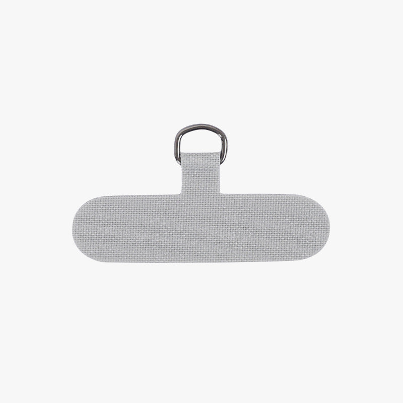 Unisex fabric keychain, simple and durable for secure key management.