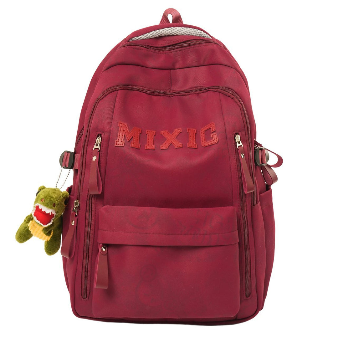 Versatile graphic school laptop bag, unisex, designed for students & daily carry with ample storage and padded support.