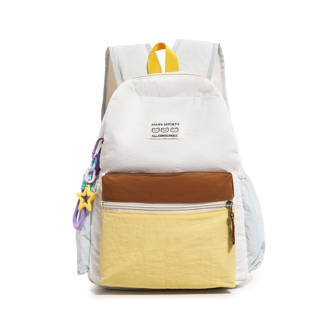 Lightweight casual travel backpack with adjustable straps & spacious multi-compartment design.