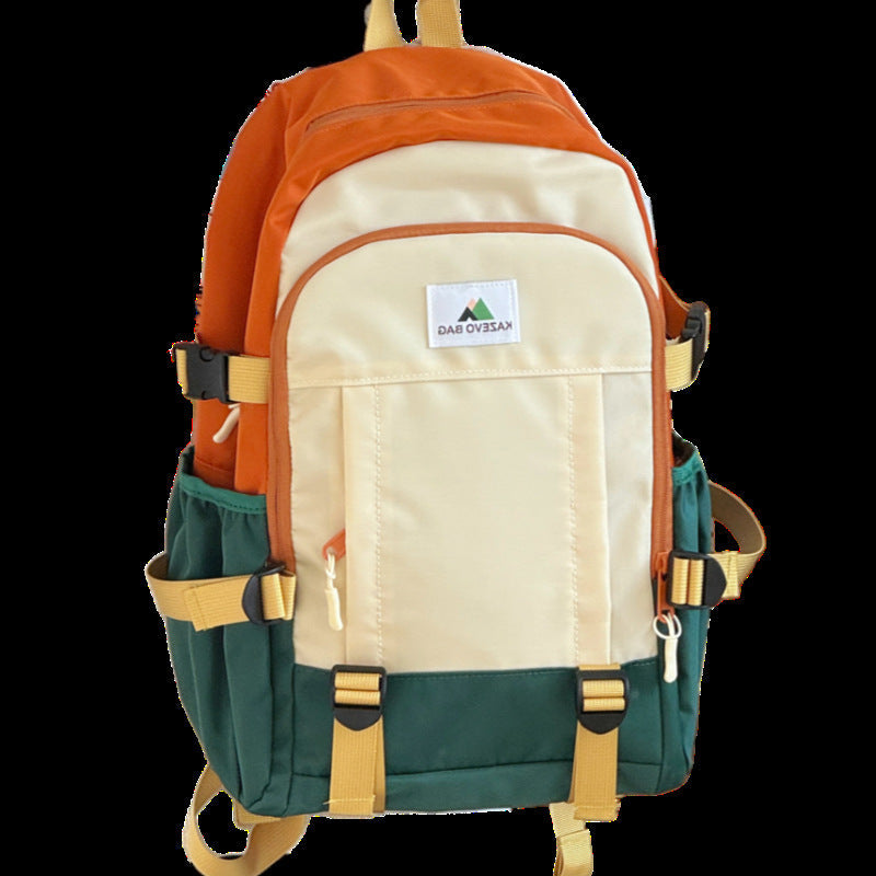 Stylish unisex casual backpack, perfect for school, travel, and daily use, with comfortable straps.