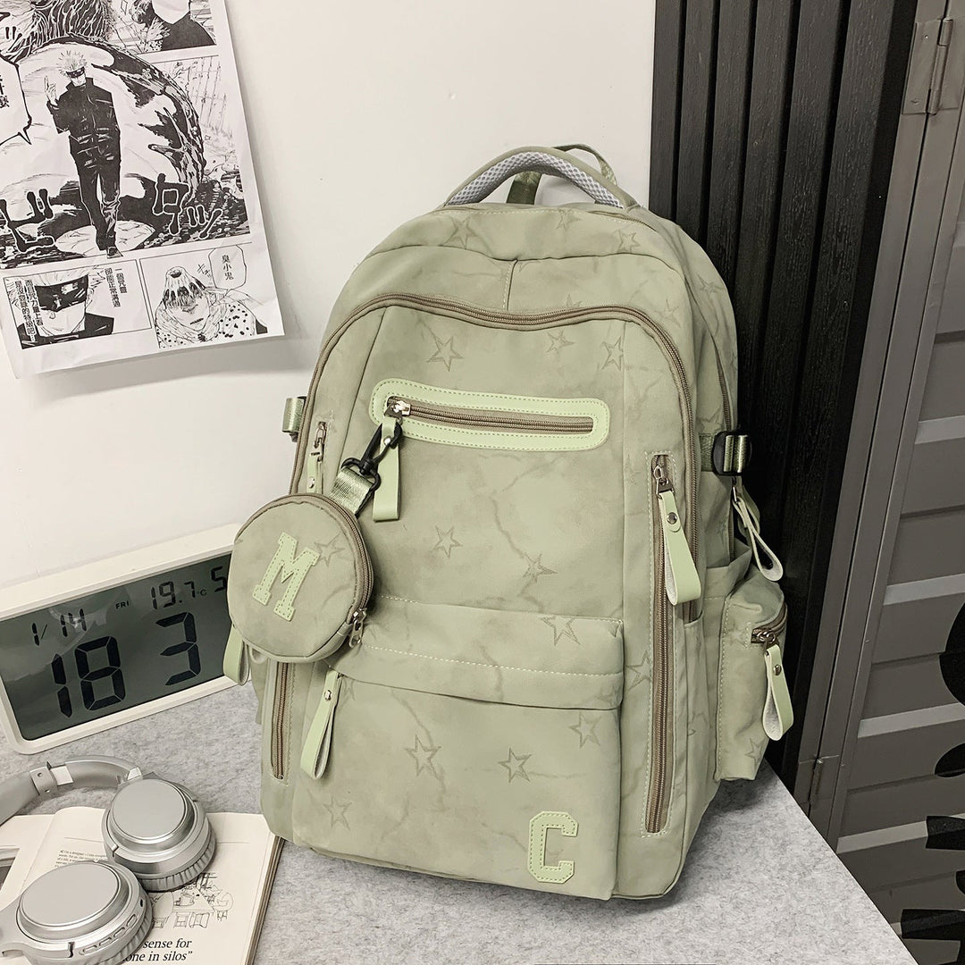 Durable casual outdoor backpack, versatile for men & women, with multiple compartments for organization.