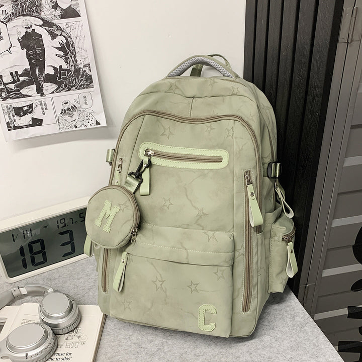 Durable casual outdoor backpack, versatile for men & women, with multiple compartments for organization.