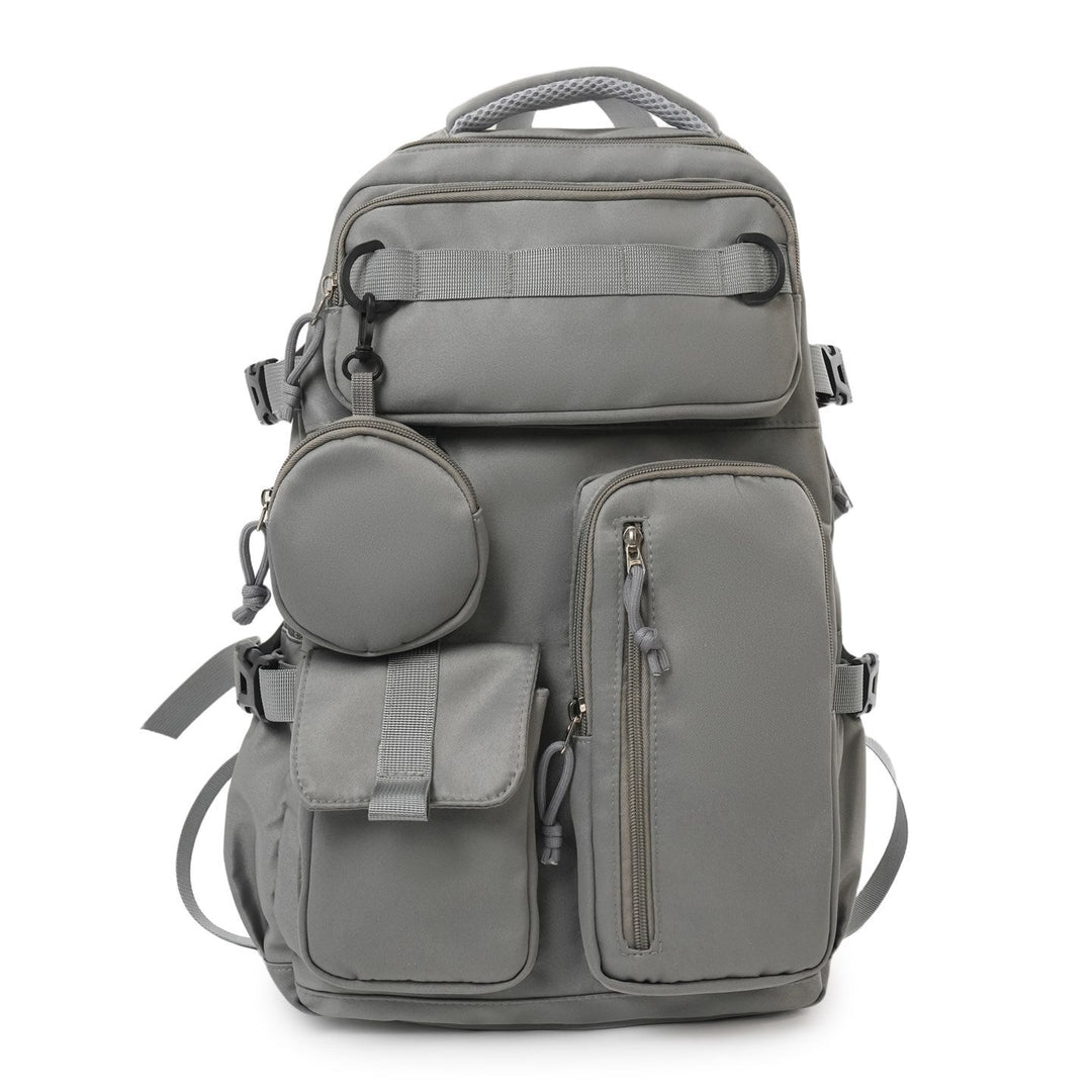 Functional multi-pocket utility backpack for men & women. Great for school, travel, laptop & everyday carry.