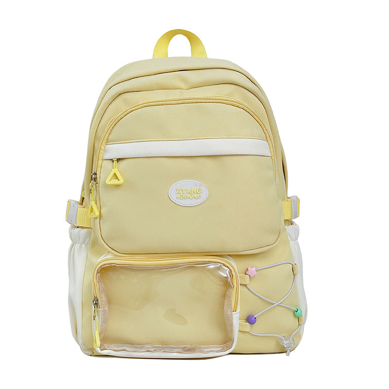 Stylish durable black unisex school backpack, designed for daily adventures and carrying essentials comfortably.