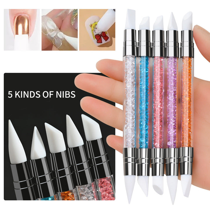 Precision nail art detailing tools for intricate designs, fine lines & professional nail care. Enhance DIY manicures.