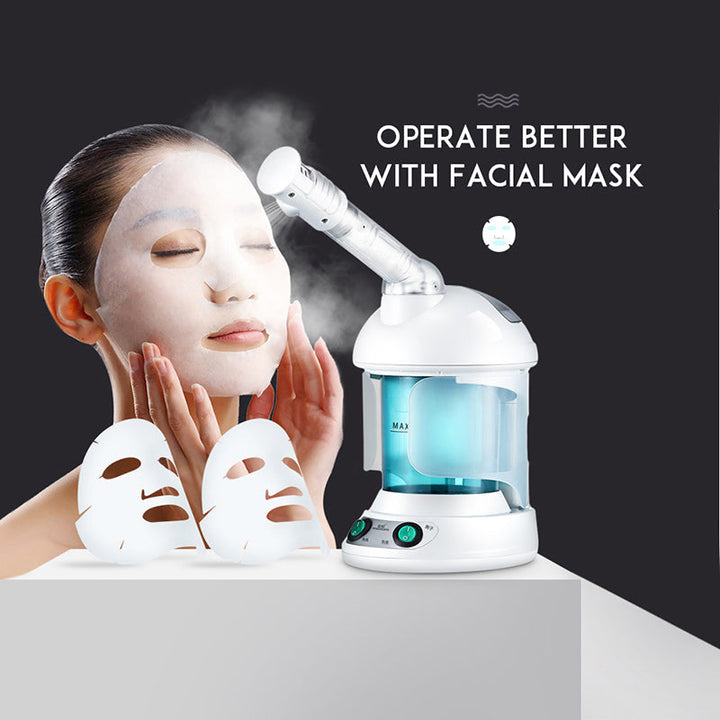 Nano Ionic facial treatment device for deep cleansing, hydration, and skin rejuvenation for healthy, glowing skin.