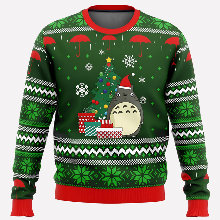 Stand out in this festive unisex neon Christmas sweater. Ideal party wear with a fun holiday design.