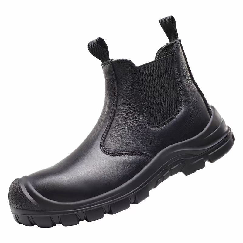 Unisex orthopaedic safety shoes with ergonomic support, anti-fatigue design for durable workwear.