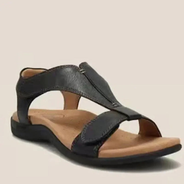 Comfortable unisex beach sandals with orthopedic arch support for casual summer footwear. Slip-resistant.