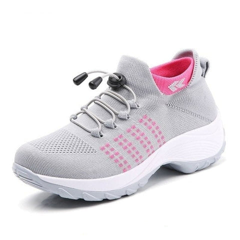 Comfortable slip-on shoes with stretch fabric, perfect for sensitive feet & everyday walking.