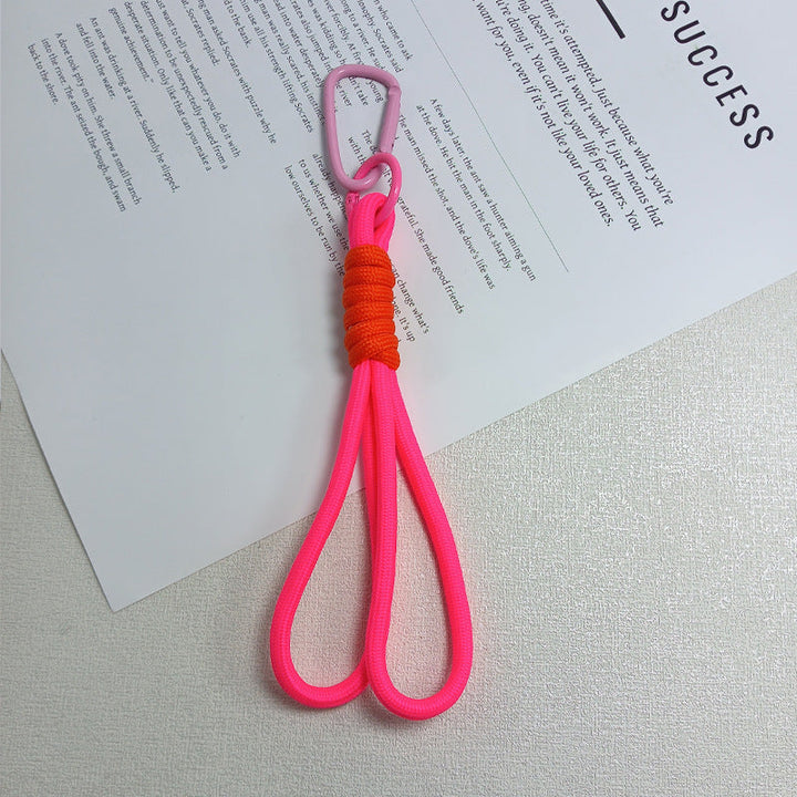 Braided paracord utility keychain, designed for rugged outdoor adventure & everyday carry.