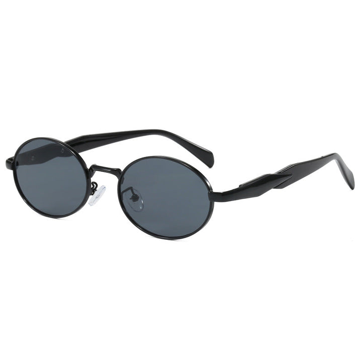 Essential eye protection: oval sunglasses with UV protection, a lightweight summer accessory for all.