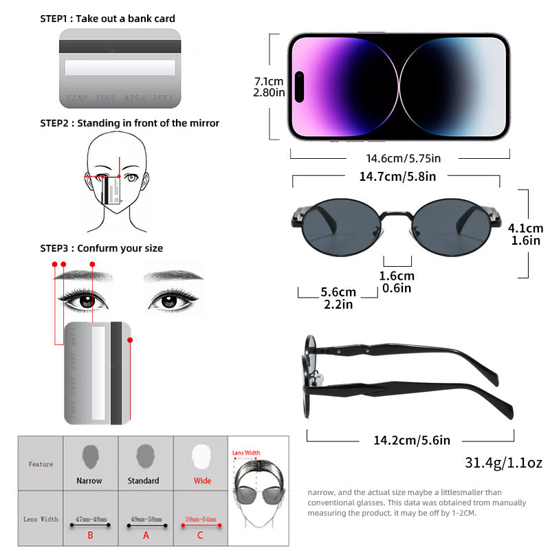 Travel essential: elegant unisex oval sunglasses for superior sun protection and a chic look.
