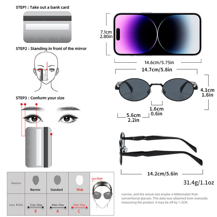 Travel essential: elegant unisex oval sunglasses for superior sun protection and a chic look.