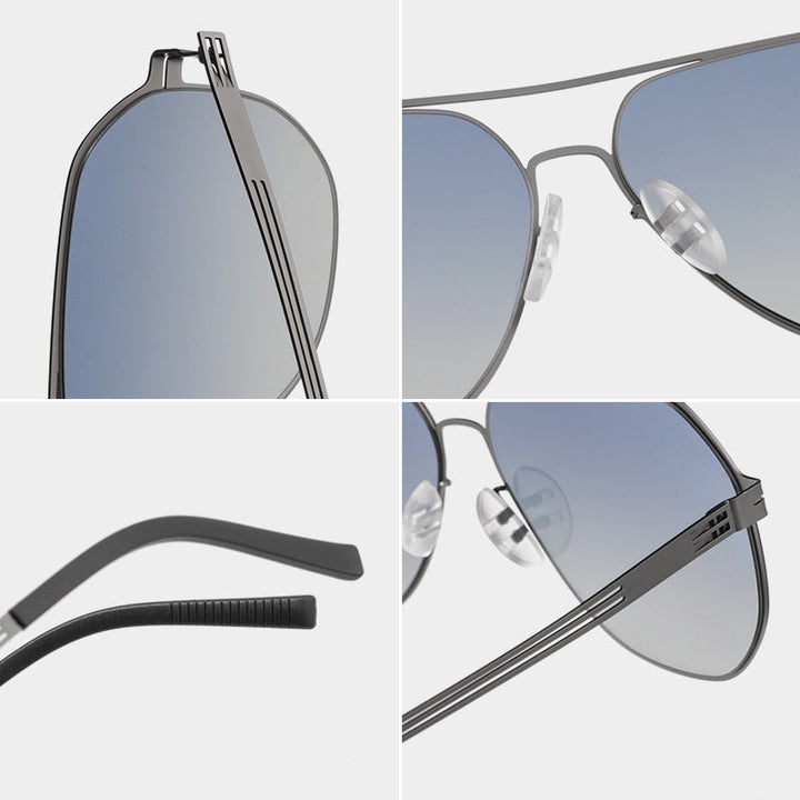 Fashionable oversized aviator sunglasses, offering essential UV protection for any unisex wearer.