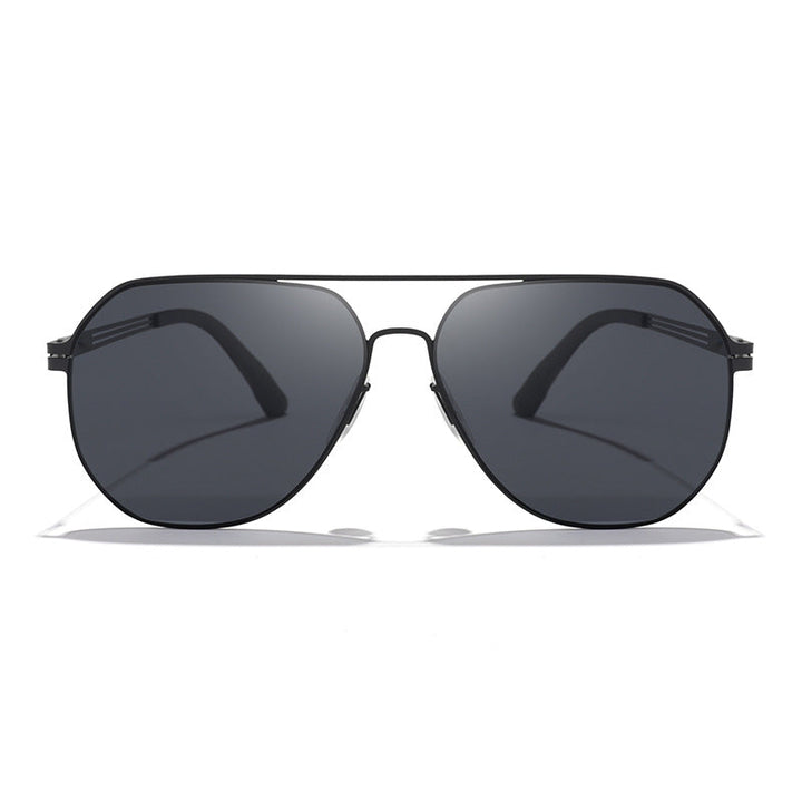 Iconic aviator sunglasses, oversized and unisex, a cool trendy accessory for summer.