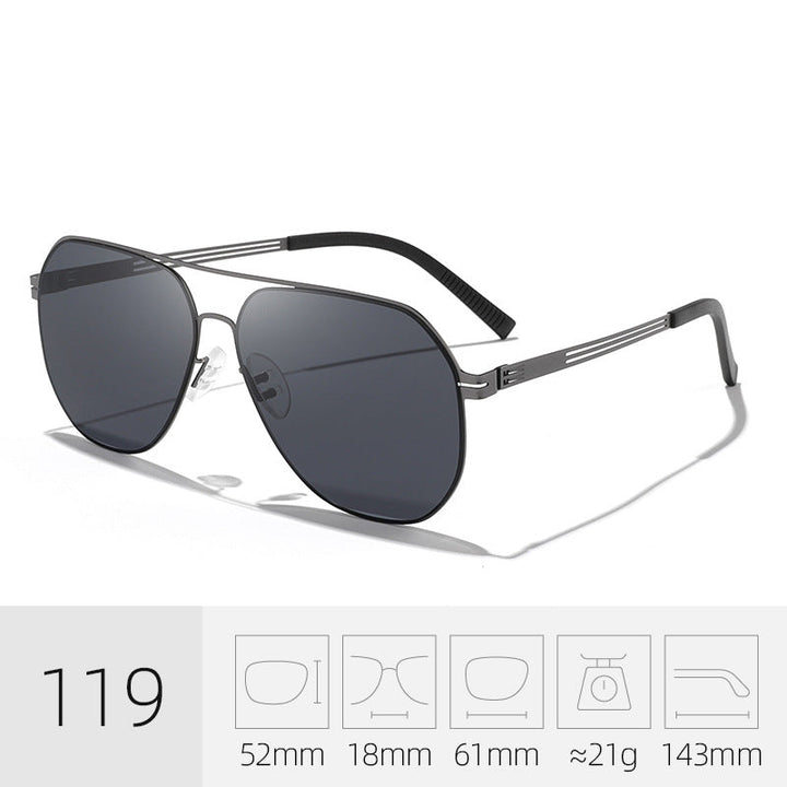 Stylish unisex oversized aviator sunglasses, ideal for fashion-forward individuals seeking UV protection.