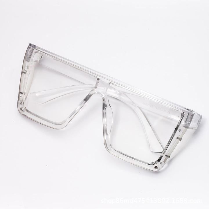 Modern trendy oversized sunglasses, unisex eyewear for a chic and stylish fashion statement.