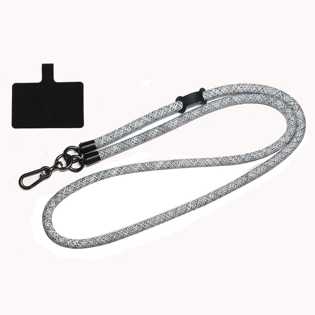 Functional patterned lanyard for keys & ID badges; durable nylon design for unisex style.