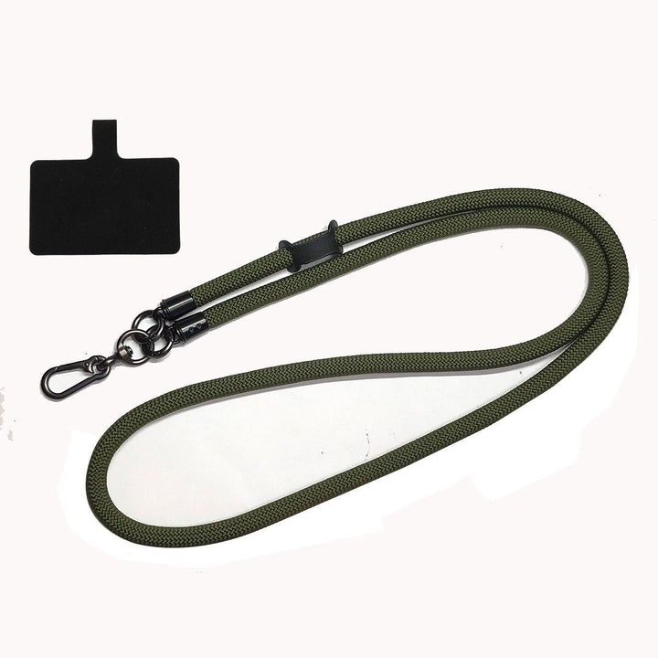Securely carry ID badges & keys with this durable unisex patterned nylon lanyard.