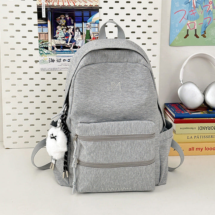 Durable unisex plaid bookbag, ideal school backpack for students and everyday travel.