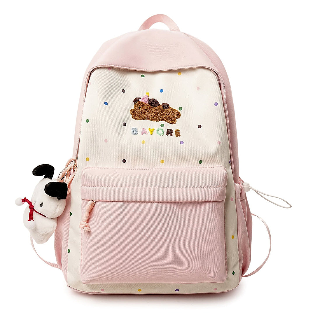 Unisex playful cartoon backpack, perfect for students & daily adventures, featuring vibrant colors & fun designs.