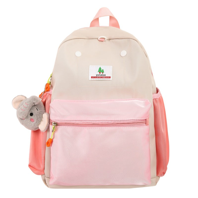 Unisex plush animal backpack, perfect for kids and adults. Cute & comfy for school or travel adventures.