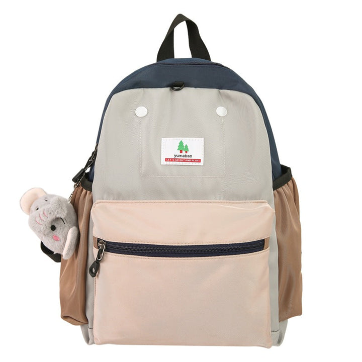 Soft plush animal backpack, unisex design for kids & adults. Comfortable and cute for school, travel, & everyday.