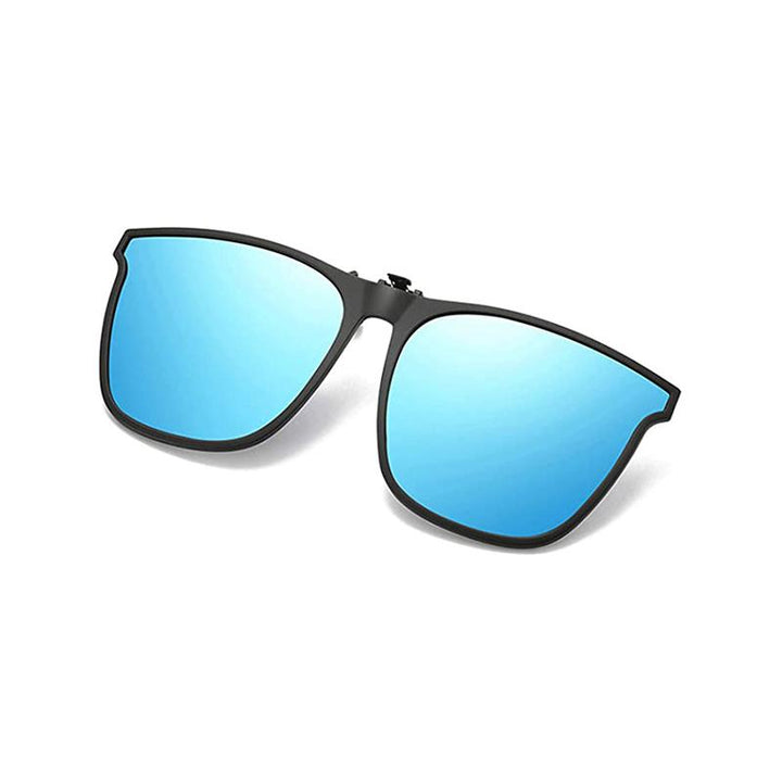 Enhances vision: Polarized clip-on sunglasses, flip-up, UV400 protection, reduces glare for clear eyesight.