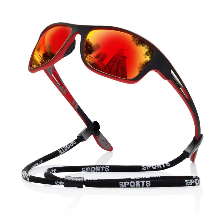 Comfortable unisex polarized sport sunglasses. Stylish lightweight activewear eyewear with UV protection for all outdoor sports.