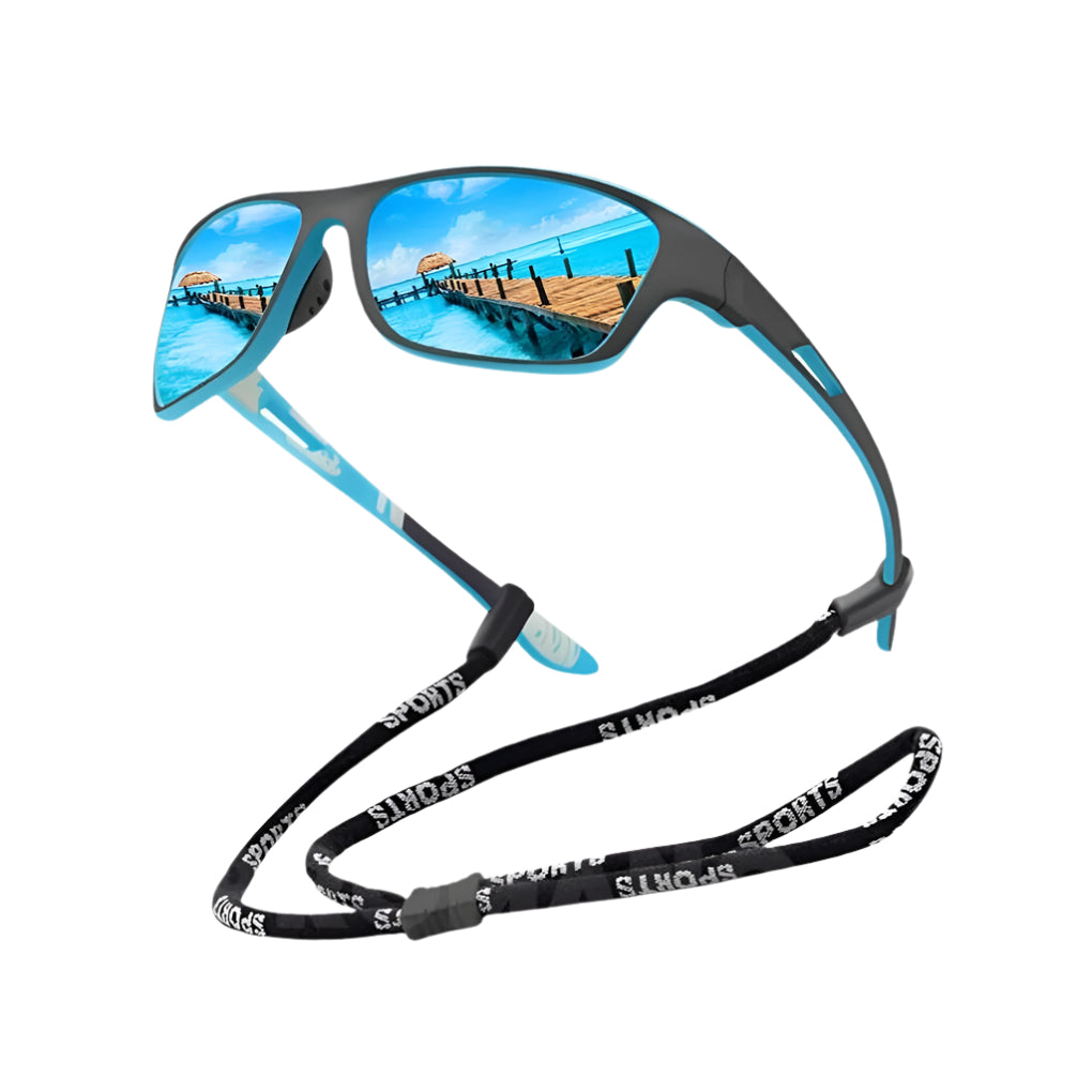 Clear vision polarized sport sunglasses for cycling, running & hiking. Lightweight unisex outdoor eyewear with UV protection.