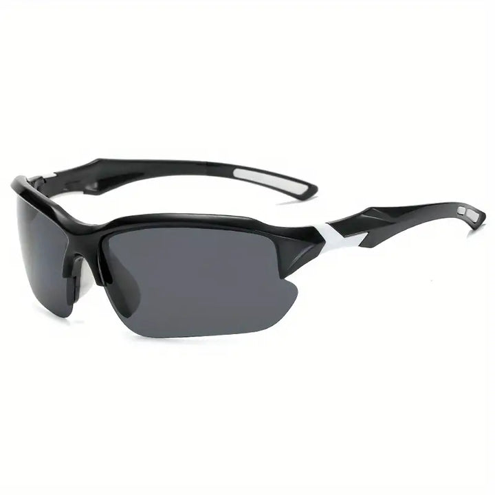 Fishing & cycling polarized sunglasses, ergonomic fit for superior glare reduction.