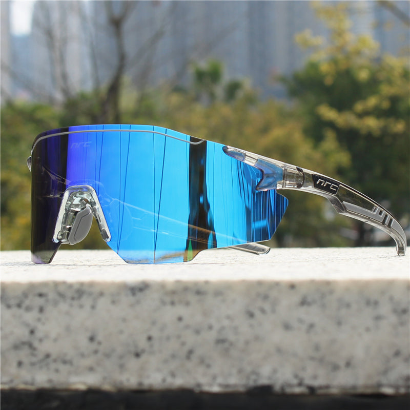 Durable unisex polarized sunglasses providing 100% UV protection, perfect lightweight eyewear for active sports.