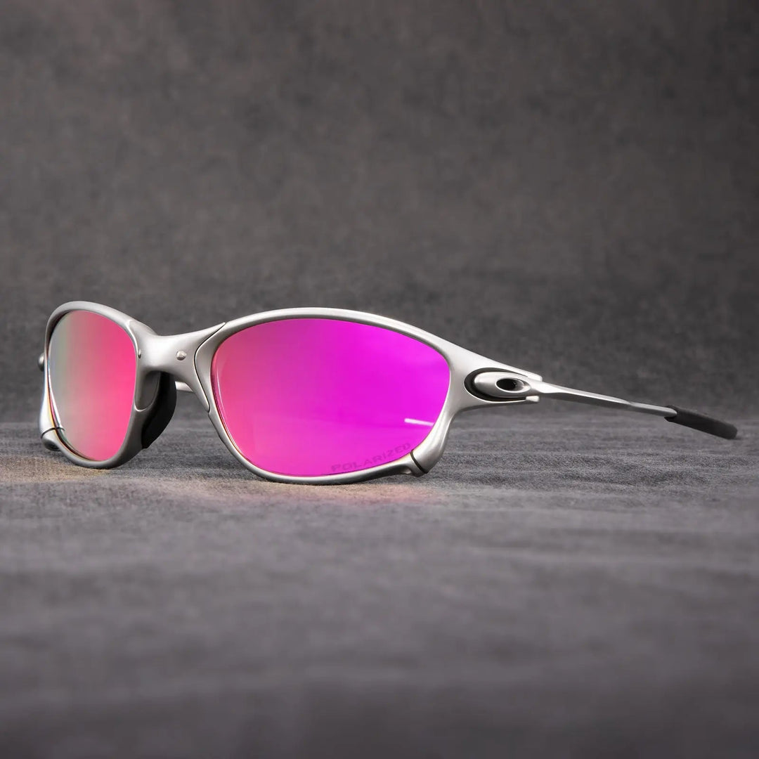 Stylish unisex polarized sunglasses with vibrant color, perfect fashion accessory & UV400 eye protection.