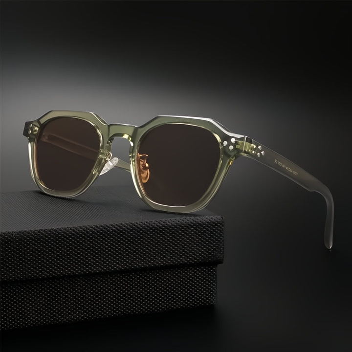 Fashionable unisex polarized sunglasses offering UV400 glare protection for summer outdoor activities. Essential eyewear.