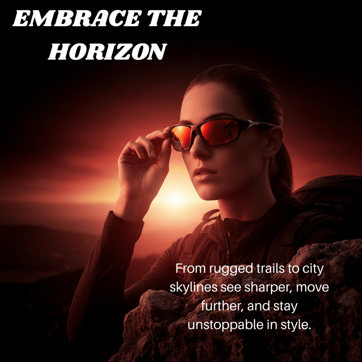 Day & night polarized unisex sunglasses, anti-glare, UV400 protection for all outdoor activities.
