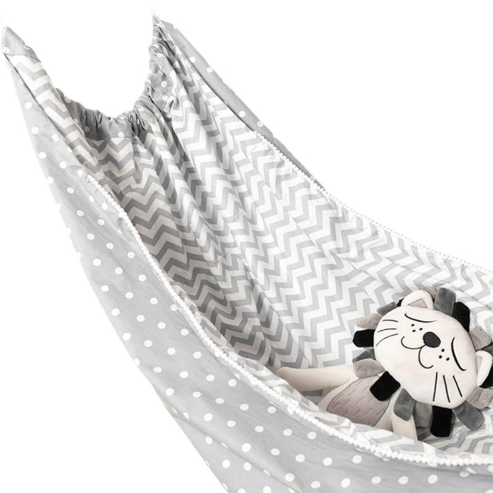 Soft cotton baby hammock for newborns, gentle indoor swing & portable crib for calm sleep, play, and sensory comfort.