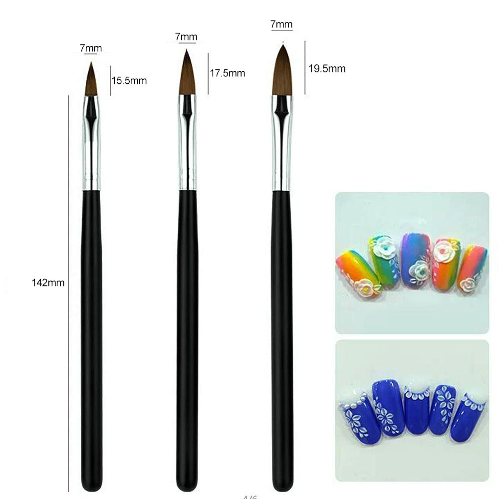 High-precision nail art brushes for detailed painting and intricate designs. Essential manicure beauty tools.