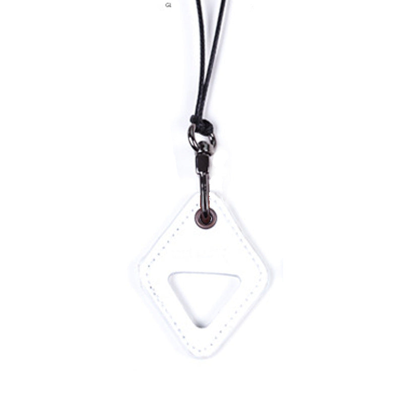 Durable premium leather pendant keychain. Unisex accessory for keys & bags, available in multiple colors.