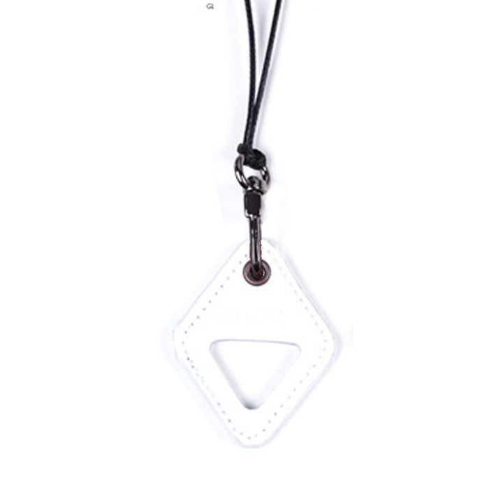 Durable premium leather pendant keychain. Unisex accessory for keys & bags, available in multiple colors.