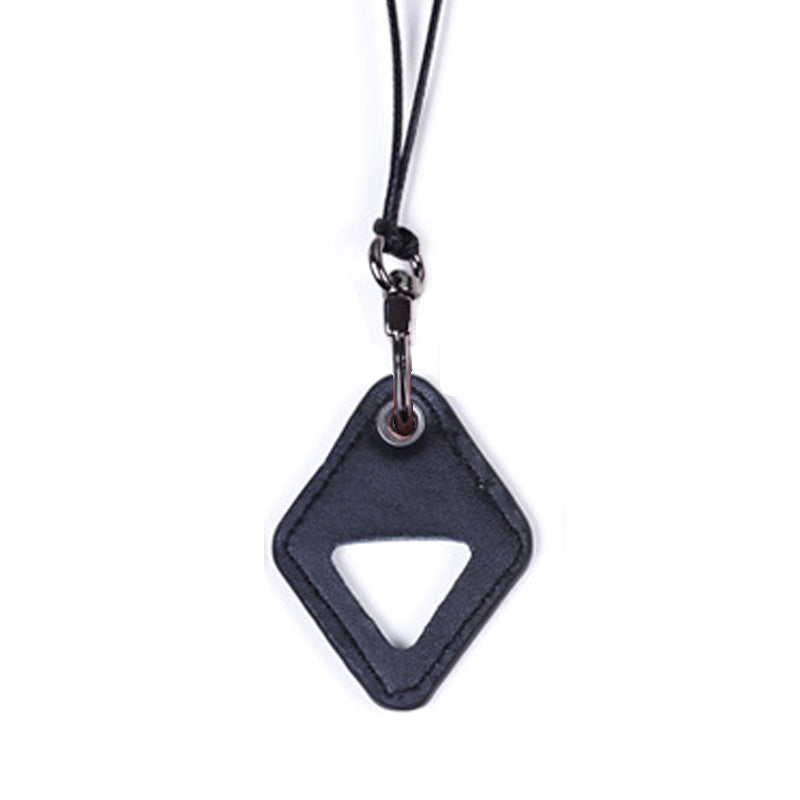 Stylish unisex leather pendant keychain accessory. Keep keys secure & bags chic with this durable design.