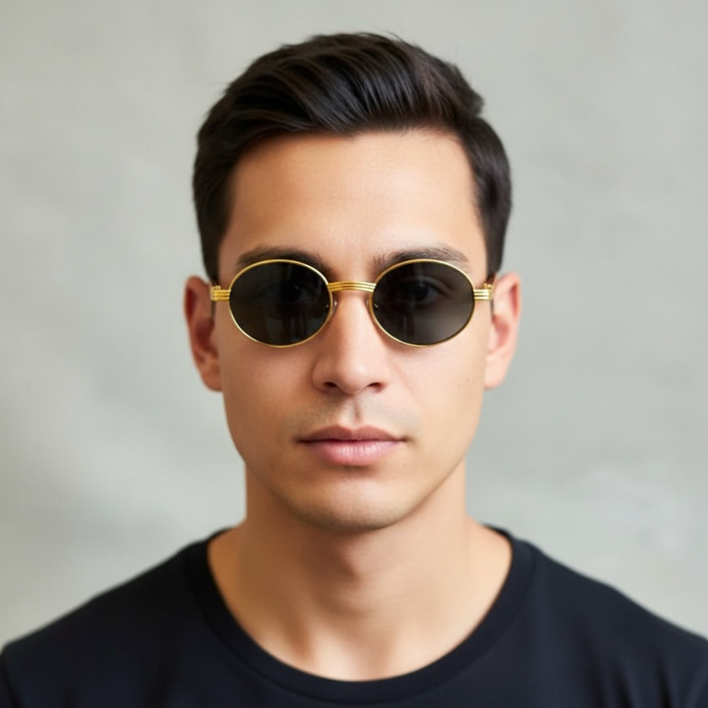 Stylish unisex sunglasses, offering premium UV protection and anti-glare for fashion-forward eyewear.